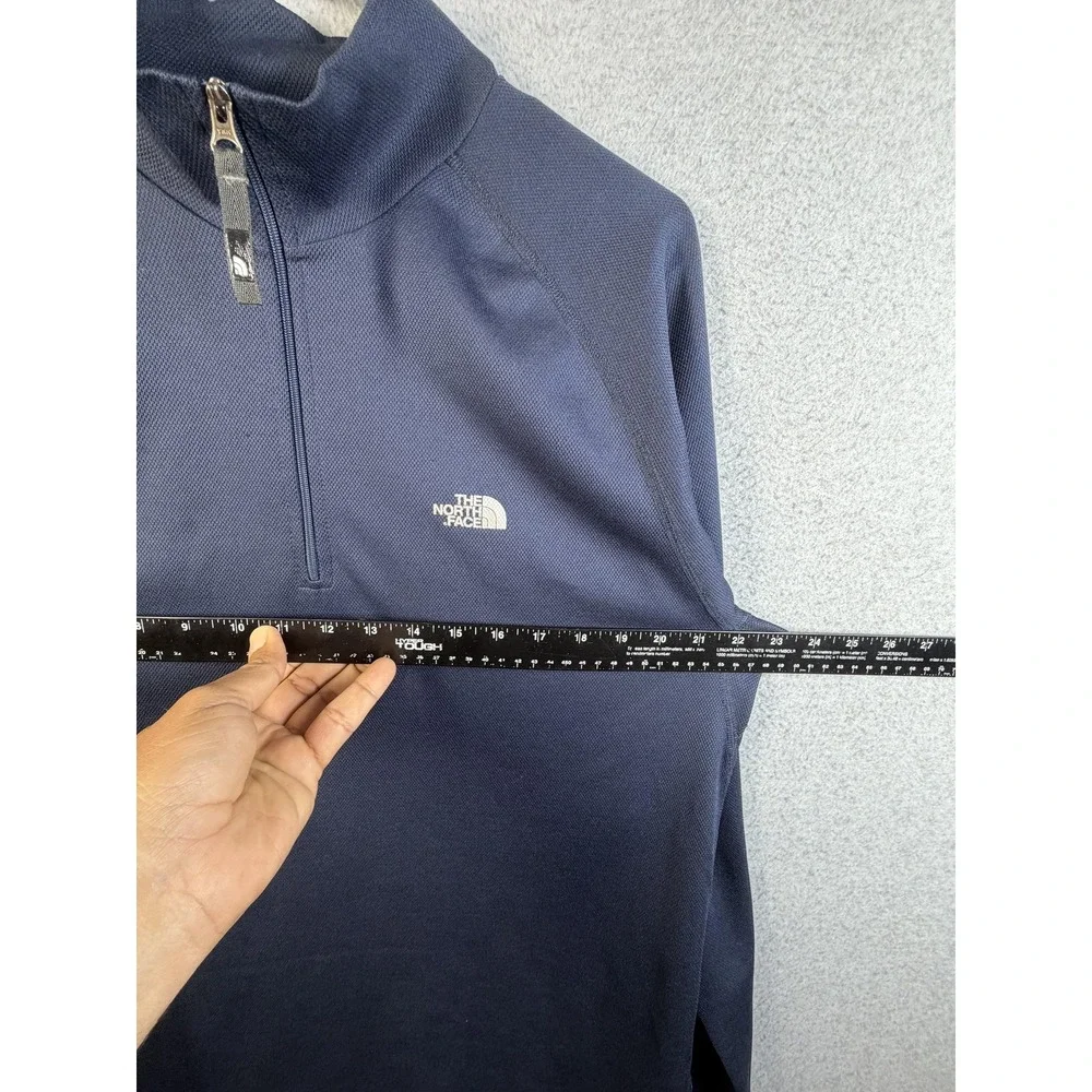 The North Face Pullover Mens Large Blue Flight Series VaporWick 1/4 Zip Athletic